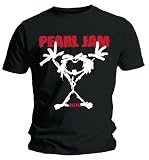 Bravado  Pearl Jam - Stickman - Mens T-shirt Black