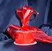 Sheer Organza Ribbon Mono Edge - 1.5" - 25 Yards (75 FT) - Red