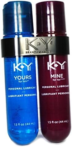 K-Y Yours and Mine Sexual Lubricant HIS & HER Couple Lubricants : Size 3 Oz.