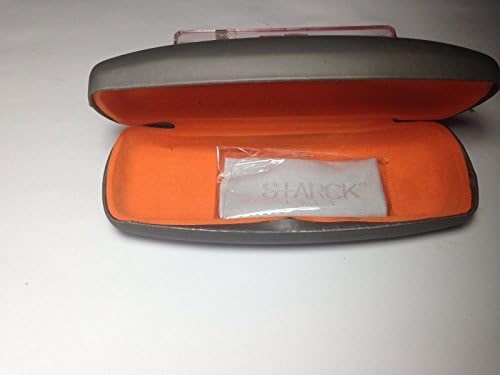 NEW Starck Eyes Mikli Eyeglasses Grey / Orange Case with Microfiber Cloth
