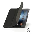 StilGut Couverture Case Tasche aus feinstem Leder f�r das Apple iPad Mini unterst�tzt Smart-Cover Funktion (Schwarz - Vintage)