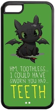 FEEL.Q- How to Train Your Dragon Toothless Personalized Custom Hard TPU Rubber iPhone 5C Case Cover