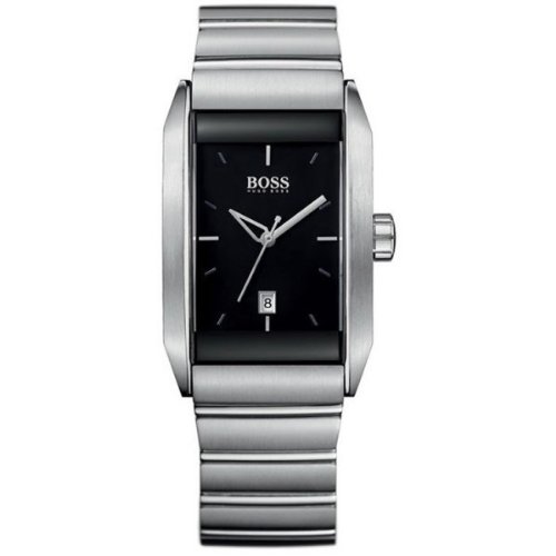 Hugo Boss Gents Stainless Steel Watch with Black Dial Hugo Boss Gents Stainless Steel Watch with Black Dial