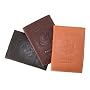 USA Embossed Leather Passport Cover w/ Card Slots