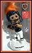 CHICAGO BEARS BIG 1992 FOOTBALL BOBBLEHEAD RUSS TROLL