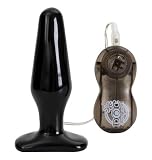 Doc Johnson Rump Shakers Black Medium Vibrating Butt Plug