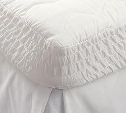 Simmons 300 Thread Count Mattress Pads White Twin