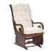 Brooks Furniture Sleigh Glider- Heritage Cherry/ Shell