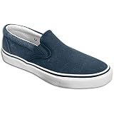 Sperry Mens Striper Slip On ( sz. 11.0, Navy : Salt Washed )
