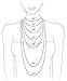 FANTOM 22 Inch 1 Mm Sterling Silver Rolo Chain