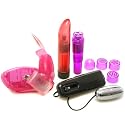 For Her Pleasure Vibrating Touch Fingertip Massager Kit
