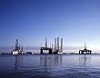 Galveston, Texas, Oil Rigs Photograph - Beautiful 16"x20" Photographic Print by Carol M. Highsmith
