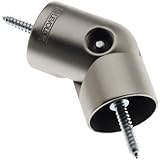 Levolor 58722012 Swivel Socket for Rods up to 1-Inch Diameter, Satin Nickel