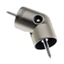 Levolor Swivel Socket, Satin Nickel, Use With Rods Up To 1-Inch Diameter