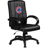 Home Office Chair with MLB Logo Panel Team: Chicago Cubs Secondary