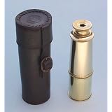 16-inch Brass Telescope with Leather Case