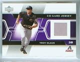 Troy Glaus 2005 Upper Deck Baseball UD Game Jersey Card #GJ-TG DBacks / Angels / Atlanta Braves