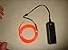 PYSICAL(TM) 15ft Neon Light El Wire w/ Battery Pack for Parties, Halloween Decoration (Orange)