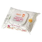 Vital Baby Fragrance Free Hand and Face Wipes, 30 Pack