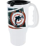 Plastic Travel Mug - Miami Dolphins