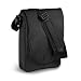 Be.ez LeVertigo Messenger Bag 15-Inches (Black/Pumpkin)