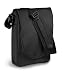 Be.ez LeVertigo Messenger Bag 15-Inches (Black/Pumpkin)