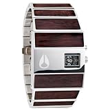 Nixon Rotolog Watch - Men's Dark Wood, One Size