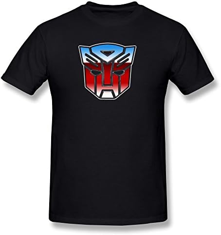LongRVEA Men's Transformers Robot T-shirts X-Small Black