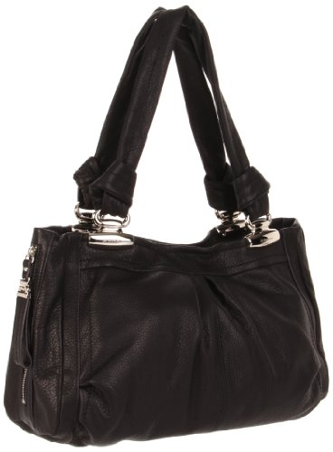 B. MAKOWSKY Sunny Satchel,Black,One Size
