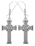 Celtic Cross Earrings - 316L Stainless Steel - 1