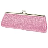 Dusty Pink Glitter Twist Lock Small Clutch Handbag 41tw1Z8P0XL. SL160 Dusty Pink Glitter Twist Lock Small Clutch Handbag
