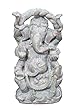 Ganesh Statue- Ganesha Good Luck Stone Statue Yoga Art India Sculpture 6 Inches