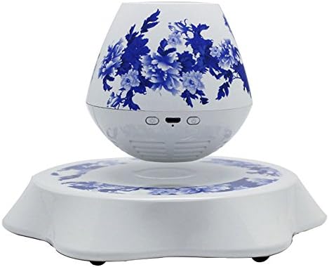 MakCreateFloating Speaker Portable Levitating Floating Bluetooth Subwoofer4.0 Speaker Levitation Maglev Speaker Multicolor LED 360 Degree Rotating Stereo Speaker