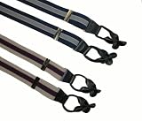 Stripe Elastic Dress Suspenders