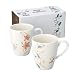 花唐草スヌーピー ペアマグセット