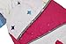 SimpliKids Girl's Waterproof Insulation Ski Snowboard Gloves (White, M(7-9Y))
