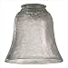 Clear Crackle Glass Shade for Ceiling Fan Light Kit
