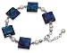SCBR088 .925 Sterling Silver 10mm Abalone title=