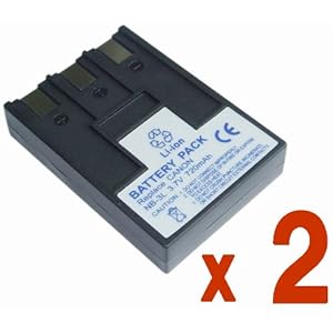 【クリックで詳細表示】Amazon.co.jp｜『2個セット/残量表示付』 Canon NB-3L 互換 バッテリー の2個セット IXY DIGITAL 30a / 30 / L / L2 / 600 / 700 等対応｜カメラ通販