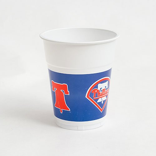 Phillies Plastic Cups Package of 25