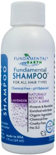 Fundamental Shampoo - 2 Oz. - SLS Free - Natural Shampoo - Made in USA - Travel Size