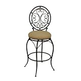 Opus Stool in Pepper with Basil Cloth Size: 30"