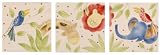 Cotton Tale Designs Animal Tracks Wall Art, 3-Piece
