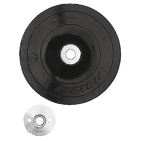 Bosch MG0500 5 Rubber Backing Pad w Lock Nut by Bosch
