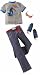 Ken Fashion Clothing Printed T-shirt and Jeans Surf Theme