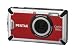 Pentax Optio W80 Waterproof 12.1MP Digital Camera with 5x Wide Angle Triple Shake Reduction Optical Zoom and 2.5 inch LCD (Cardinal Red)