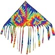 PREMIER KITES FUN FLYER FRINGE DELTA TIE DYE 32"X14"