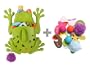 Boon Frog Pod Deluxe with Bath Toys