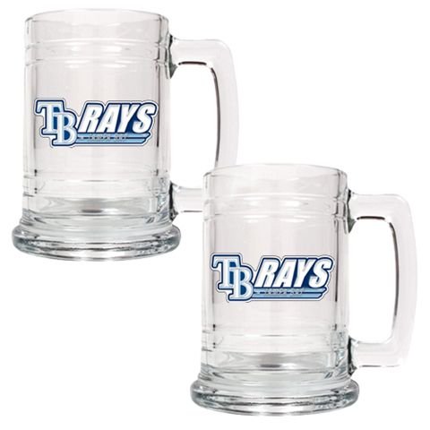 Tampa Bay Rays Set of 2 Beer Mugs
