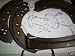 TRIUMPH Spitfire Herald Bond REAR BRAKE SHOES SET